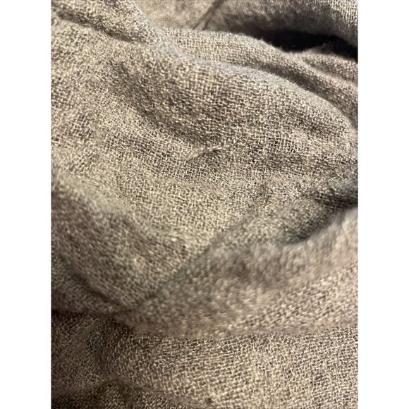 Zara Trafeluc Collection Gray Wool Blend Frilled Keyhole Back Dress Size Small - Picture 10 of 10